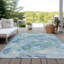 Tapis intérieur / extérieur lavable à la machine Christain ACN1387 Seafoam-109533777