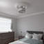 Médaillon de plafond Endurathane Galveston, DE 51 po x P 3 5/8 po x P 3 3/8 po (convient aux auvents jusqu'à 5 7/8 po), fini craquelé Gobi peint à la main-1611406409