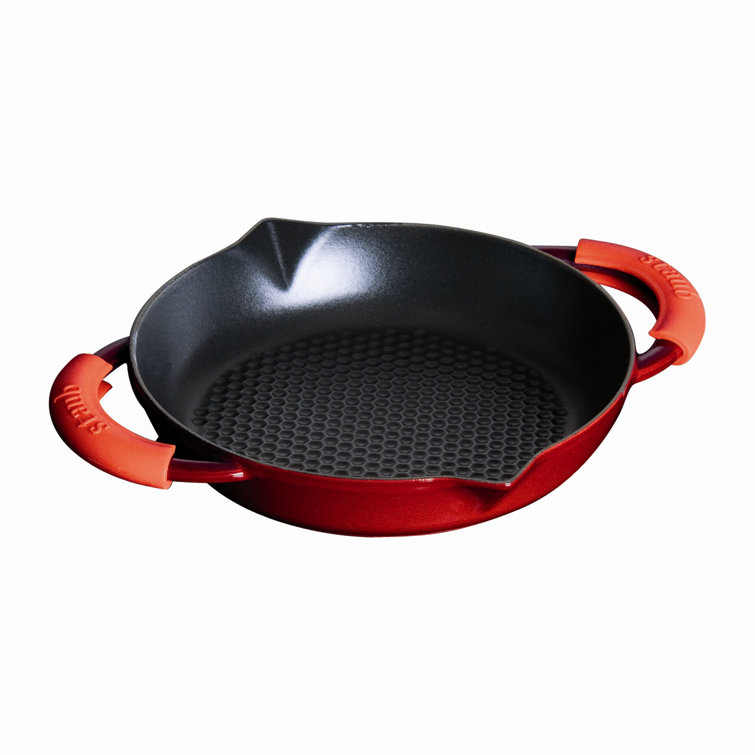 Staub Cast Iron 13 Double Handle Fry Pan - Cherry