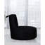 Fauteuil à billes de qualité supérieure, noir uni, 27,6 po x 31,5 po x 13,8 po | 100% polyester imperméable, rembourrage 100% en mousse de polystyrène, fermeture à glissière dissimulée | Conception moderne pour le divertissement à l'extérieur, capacité de 440 lb-674263930