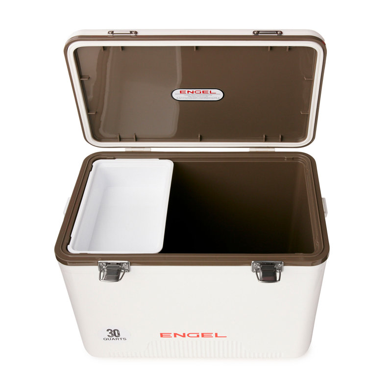 30 pte Glacière compacte étanche et étanche, Blanc