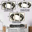 Gold Glamour Circle I - Posh & Luxe, ensemble de 3 toiles encadrées-142216376-142216380