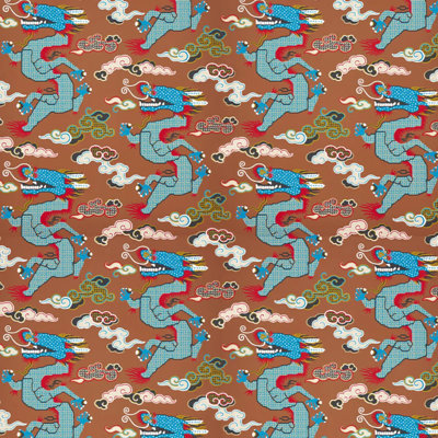 Schumacher x Johnson Hartig Magical Ming Dragon Wallpaper