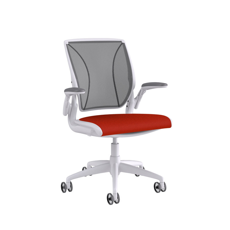 Diffrient World Wool Task Chair, Corde/Medium Gray, Catena/Caraway, White
