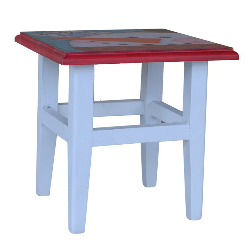 Solid Wood Accent Stool