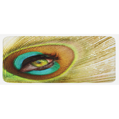Tapis de cuisine peacock