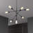 Neela 7 - Light Dimmable Sputnik Chandelier