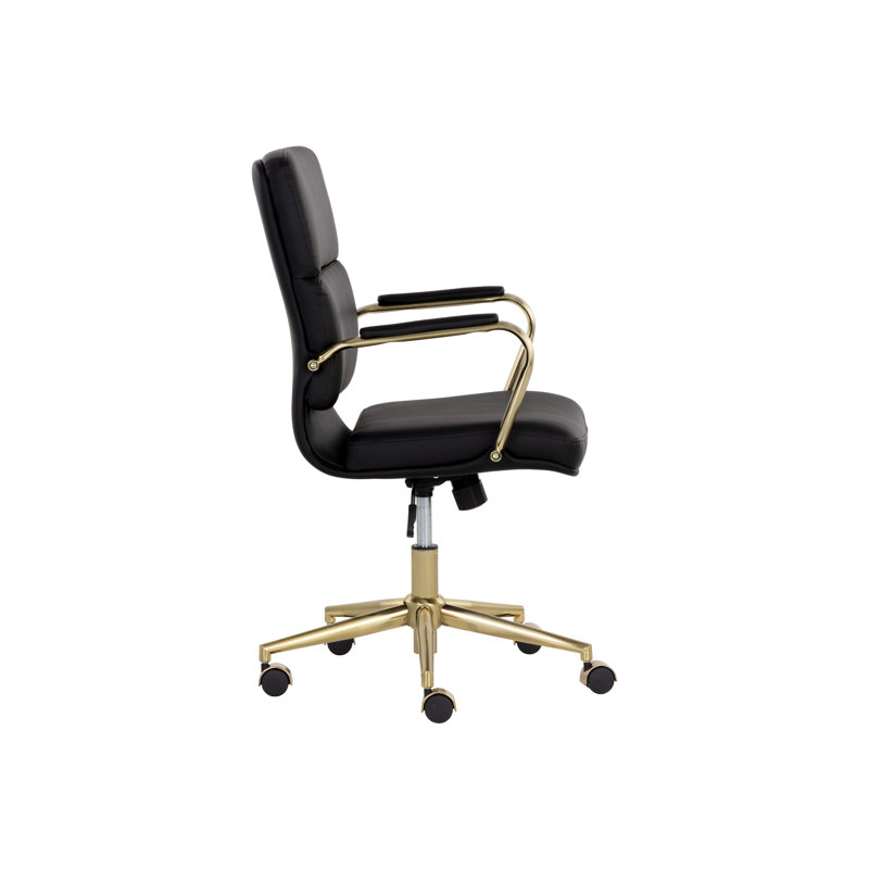 Swivel Office Chair, Black