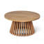Ensembles de meubles de patio: lit de jour 3 places Claremont + table en bois d'acacia-209511111