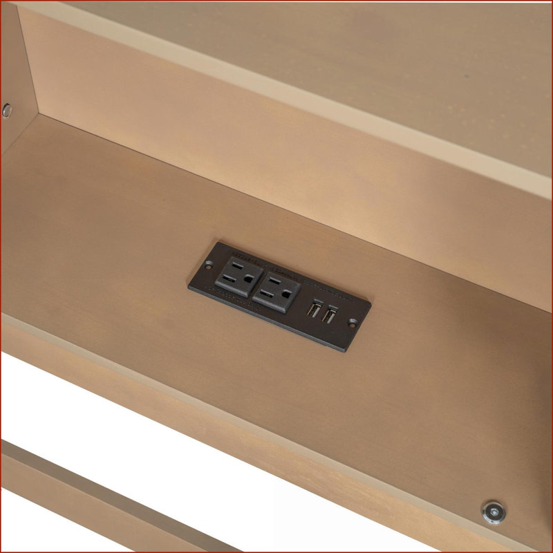 Lit plateforme simple en bois de pin de taille XL avec armoires de rangement Ports USB, brun - aucun sommier nécessaire, Brun