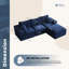 Corduroy Sofa-757042302-757042291