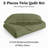 Microfiber Embossed Oversized Modern & Contemporary Bedspread Set With Shams-124114355-124114356
