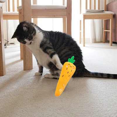 Jouets en peluche Jouets pour chats Catnip Crinkle Sound Jouets interactifs doux et robustes pour les chats de tous les âges