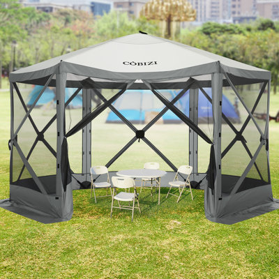 Tente abri de jardin 12 po x 12 pi avec abri escamotable