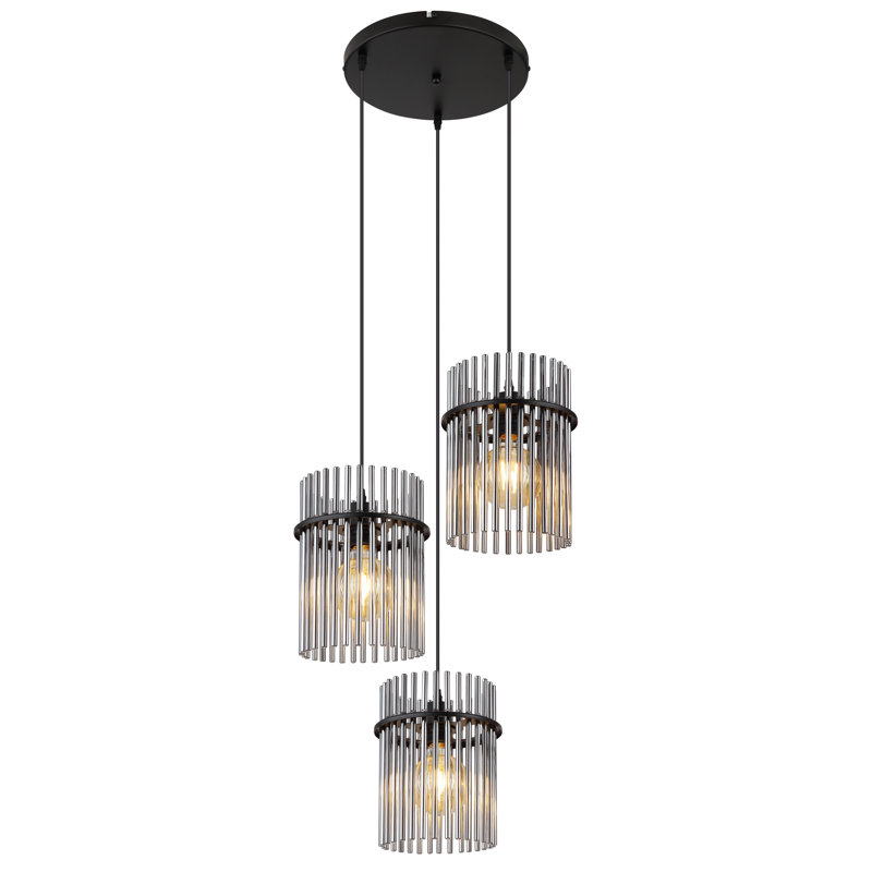 Aydyn 3 - Light Pendant, Smoke colour