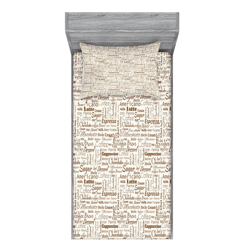 Microfiber Sheet Set, Twin XL Sheet Set with Fitted Sheet