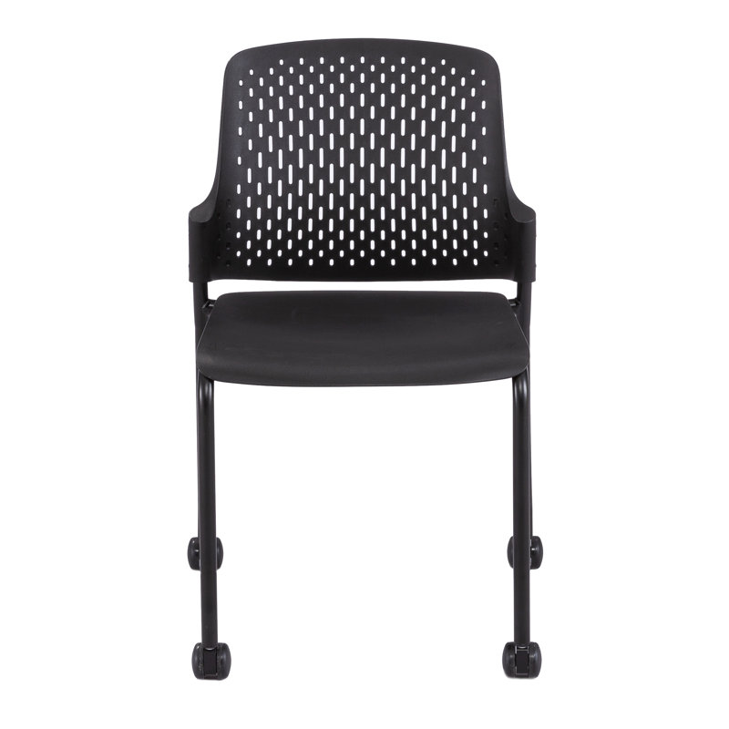 Next Armless Stackable Chair, Black