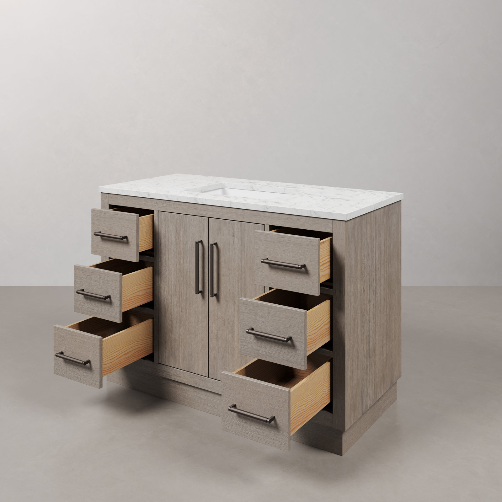 Kamila 48'' Single Bathroom Vanity, Oil Rubbed Bronze