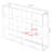Calianna Acrylic 12 Compartments Shelf with 3" H Mini Cube
