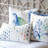 Castaway Embroidered Cotton Throw Pillow