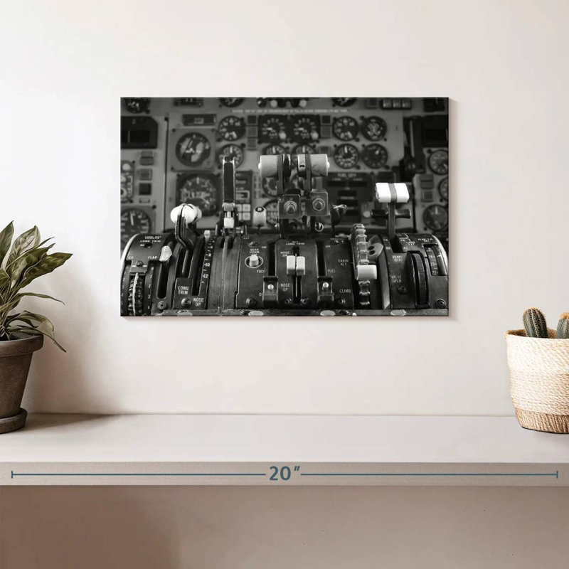 Mehar Retro Cockpit Airplane, 8" H x 12" W