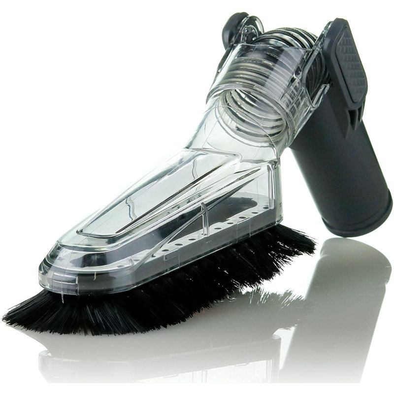OVENTE Vacuum Dusting Brush Attachment Compatible with ST2000, ST2010 and ST2620 Electric Vacuums, Multi Angle Design for More Coverage, Black ACPST2675