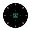 Asscher Vegan Leather Round Pebble Placemat-1871282245