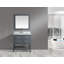 Ensemble de meuble-lavabo de salle de bain simple avec miroir 36 po Kanode-1449952829