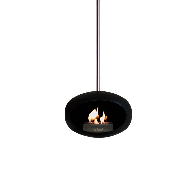 Cook Ebern Designs 577cm W Bio-Ethanol Fireplace with 10.3 BTU, Black