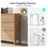 Fluted 6-Drawer Dresser with Solid Wood Legs-1537816421