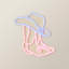 Neon Sign Cowboy Style Novelty Wall Light