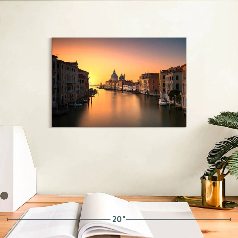 Grand Canal At Sunset