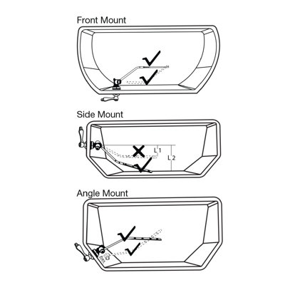 Universal Replacement Toilet Flush Handle