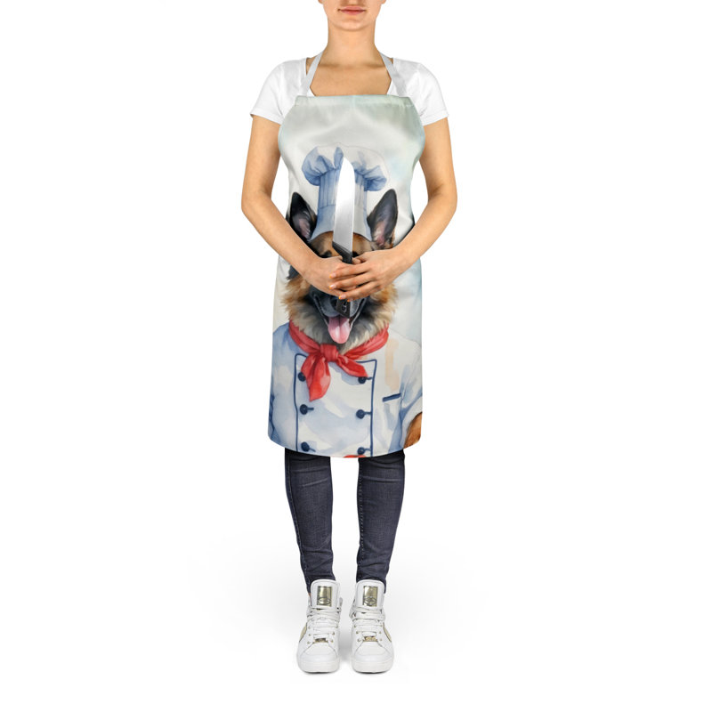 No Pattern Bib Apron
