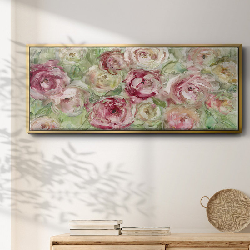 Climbing Rose- Framed Canvas