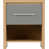 Light Oak Veneer/Grey High Gloss