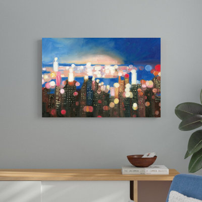 «City Lights» par James Wiens - reproduction d'art sur toile tendue
