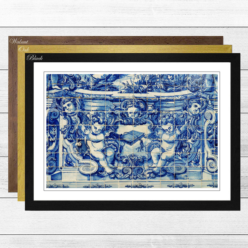 Single Picture Frame Print, Oak