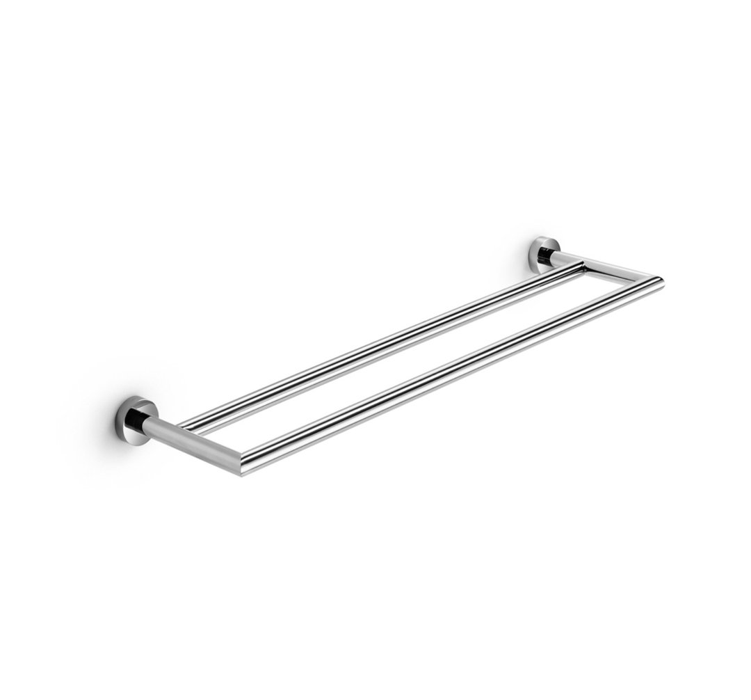 India Double 60cm Wall Mounted Towel Rail