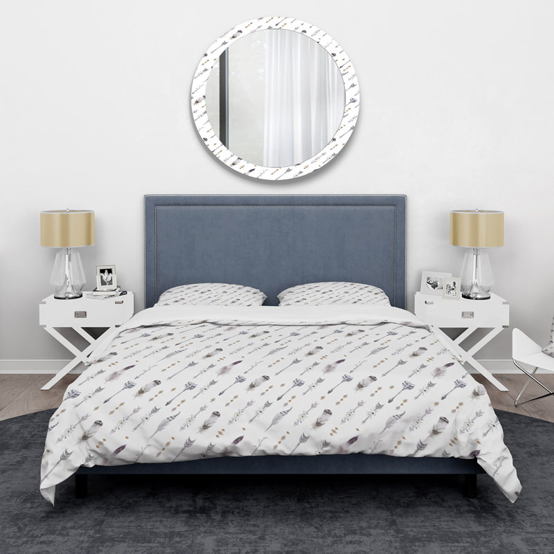 Microfiber 3 Piece Duvet Cover, King Duvet Cover + 2 King Shams, White