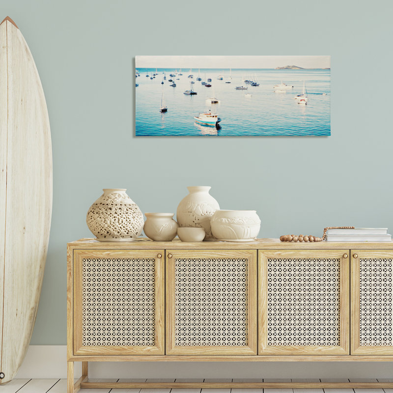 «Boat Fleet Marina» par Jairo Rodriguez, H 20 po x l 48 po