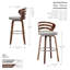 Tabouret de bar rotatif 28 po Hargrave-324985542-324985541