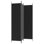 vidaXL 3-Panel Room Divider Black 59.1"x78.7" Fabric