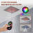 AquaRhapsody Flush Ceiling Mounted Luxury Shower System with 6 Body Jets and LED Lights-81076508