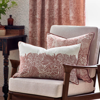 Marigold Floral Square Cushion Cover