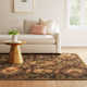 Arden Handmade Wool Dark Brown/Garnet Rug