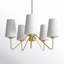 Lustre en laiton à 5 lumières Higginson-80646246