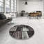 Tapis noir/gris zone contemporaine-676327919