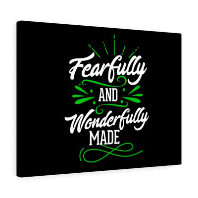 Wonderfully Made - Wrapped Canvas Print