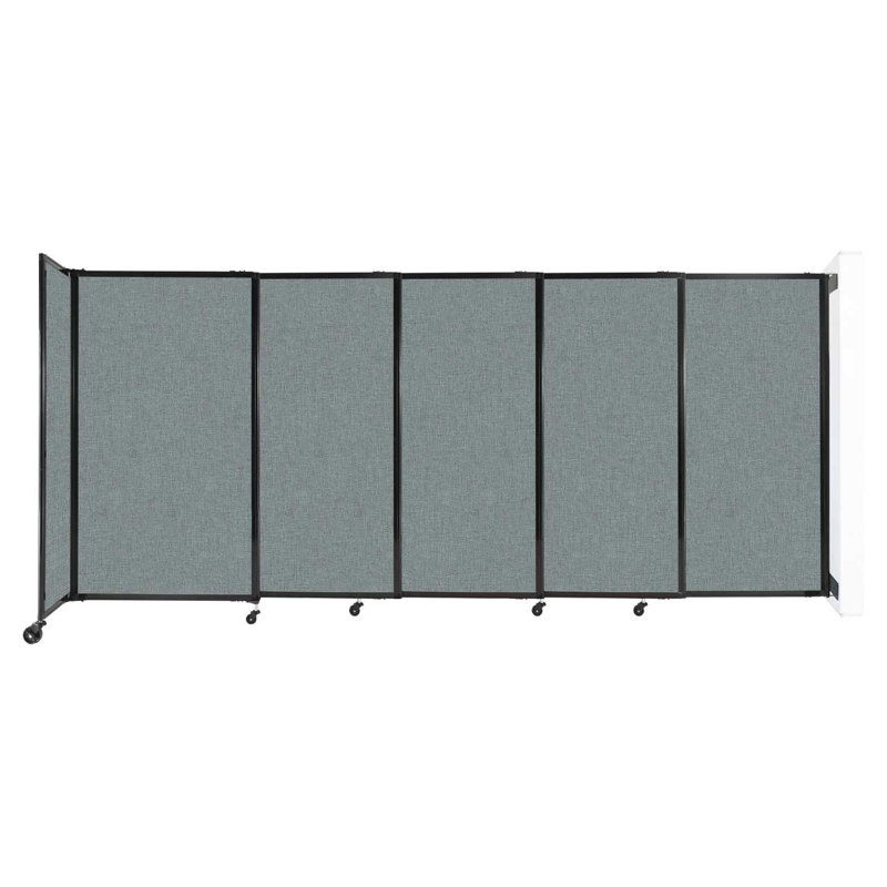 Cloison coulissante 5 pi, H 60 po x l 135 po x P 33 po, Moka